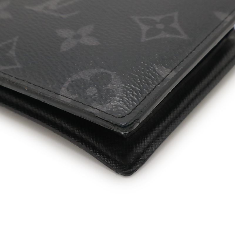 Louis Vuitton Monogram Eclipse Portefeuille Marco NM Bifold Wallet Bifold