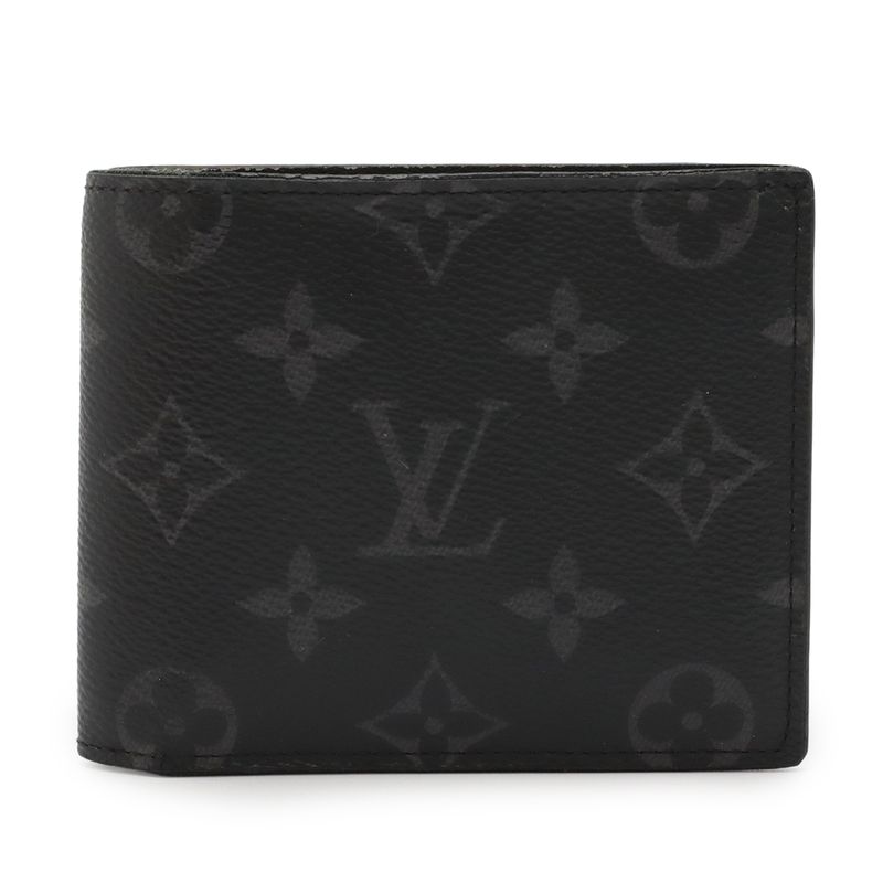 Louis Vuitton Monogram Eclipse Portefeuille Marco NM Bifold Wallet Bifold