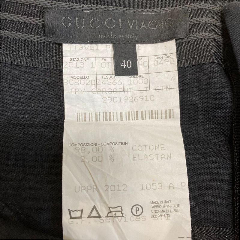 Good Gucci Viaggio Gucci Slim Cargo Pants Size 40 Navy Women's Used