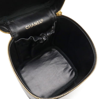 Chanel Bicolore Coco Mark Vanity Bag Handbag Cosmetic Pouch Cosmetic Pouch