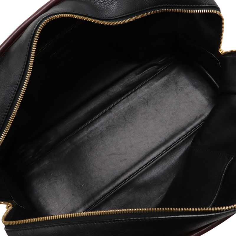 Loewe Amazona 36 Anagram Handbag Mini Boston Bag Handbag Leather Black Brown