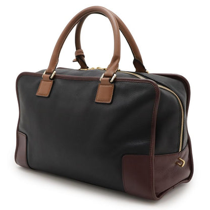 Loewe Amazona 36 Anagram Handbag Mini Boston Bag Handbag Leather Black Brown