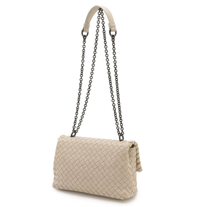 Bottega Veneta Intrecciato Baby Olympia Shoulder Bag Chain Shoulder 2WAY Tote