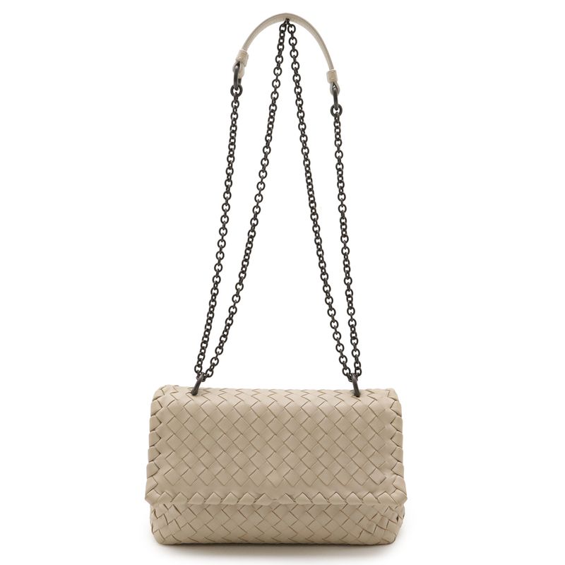 Bottega Veneta Intrecciato Baby Olympia Shoulder Bag Chain Shoulder 2WAY Tote