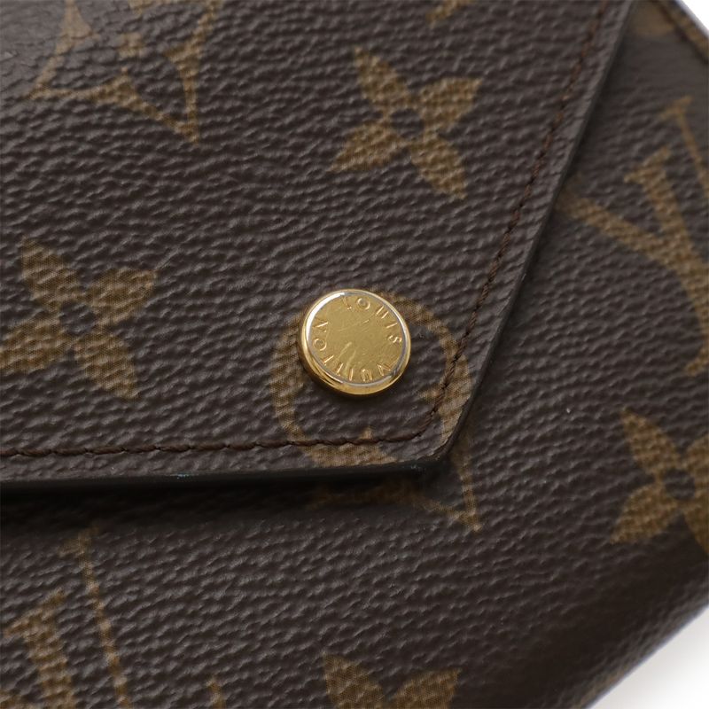 Louis Vuitton Monogram Portefeuille Victorine Trifold Wallet Trifold Wallet