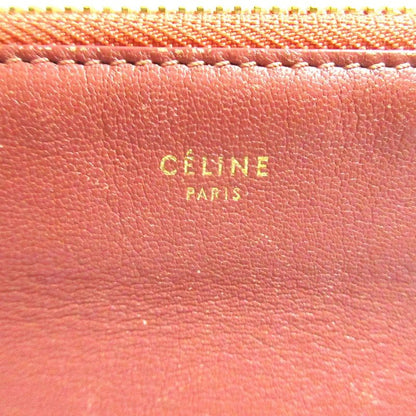 Good Celine Trio Small Shoulder Bag Pink Brown Ladies Used
