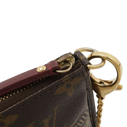 Louis Vuitton Monogram Label Collection Mini Pochette Accessory Pouch Chain