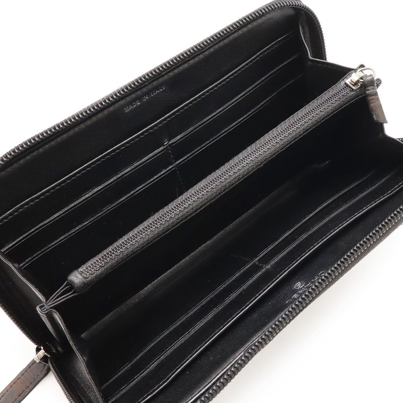 Chanel Camellia Coco Mark Zip Wallet Round Zipper Long Wallet Lambskin Leather