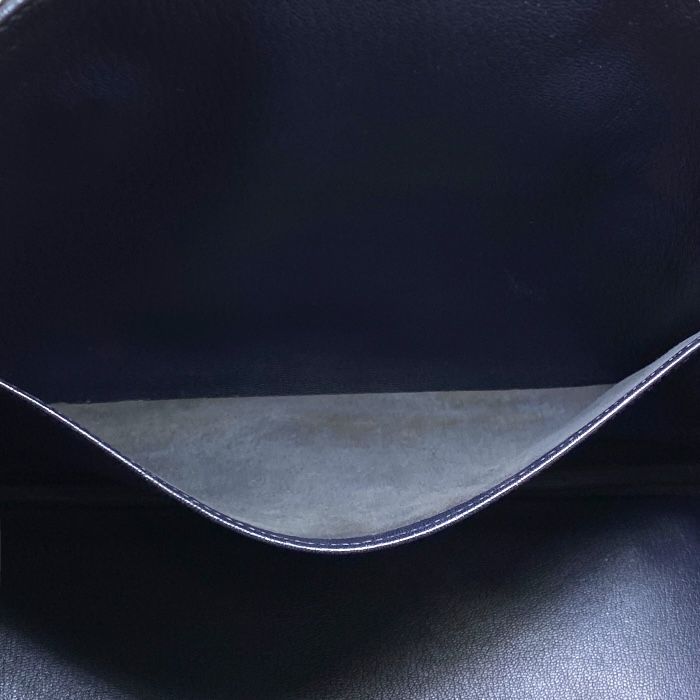 Hermes Birkin 35 Tote Handbag Gold Dark Navy Indigo Togo Leather B Engraved