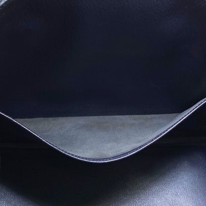 Hermes Birkin 35 Tote Handbag Gold Dark Navy Indigo Togo Leather B Engraved