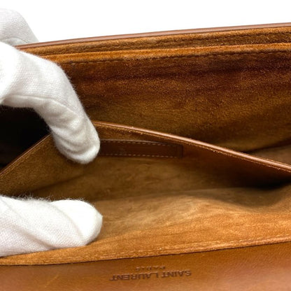 Saint Laurent Paris Belle Chasse Shoulder Bag Shoulder Bag Logo Leather Canvas