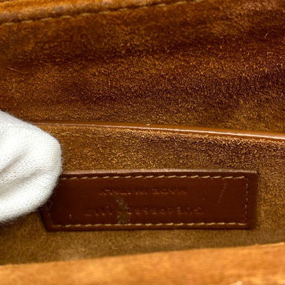 Saint Laurent Paris Belle Chasse Shoulder Bag Shoulder Bag Logo Leather Canvas