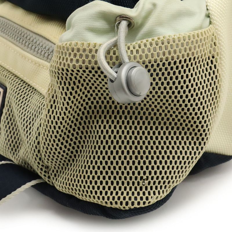 Chanel Sport Line Coco Mark Waist Bag Body Bag 2WAY Handbag Nylon Canvas Navy