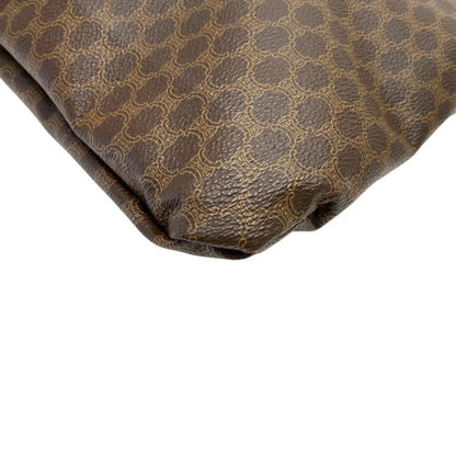 Celine Macadam Pattern Tote Handbag PVC Leather Brown Men Women Unisex Celine