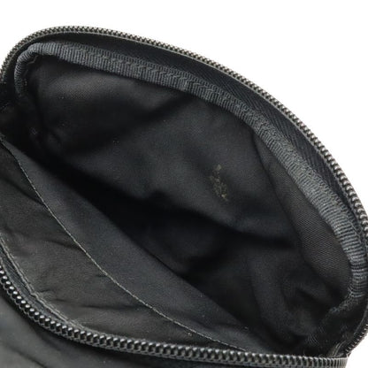 Prada Triangle Logo Shoulder Bag Messenger Bag Crossbody Nylon Leather NERO