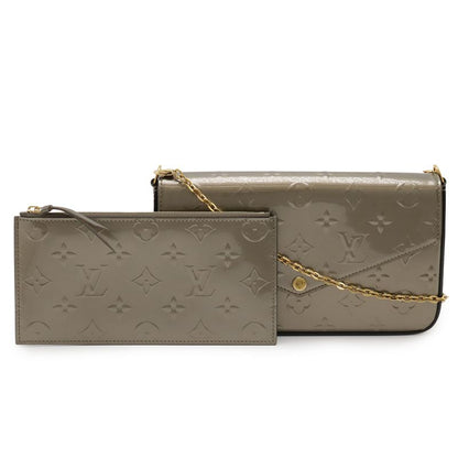 Louis Vuitton Monogram Vernis Pochette Felicie Chain Shoulder Bag 2WAY Clutch
