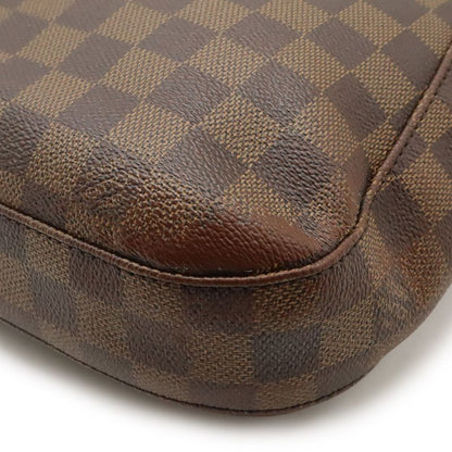 Louis Vuitton Damier South Bank Shoulder Bag Crossbody Fringe Tassel Charm