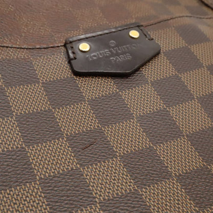 Louis Vuitton Damier South Bank Shoulder Bag Crossbody Fringe Tassel Charm