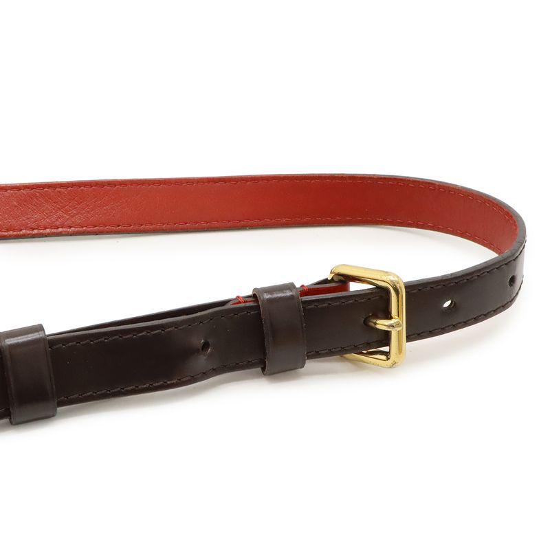 Louis Vuitton Damier South Bank Shoulder Bag Crossbody Fringe Tassel Charm