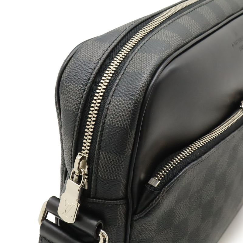 Louis Vuitton Damier Graphite Dayton PM Shoulder Bag Messenger Bag Crossbody
