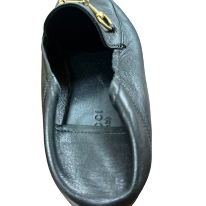 Gucci Leather Brixton Horsebit Loafers Babouche Size 36 1/2 Approx 23.5cm