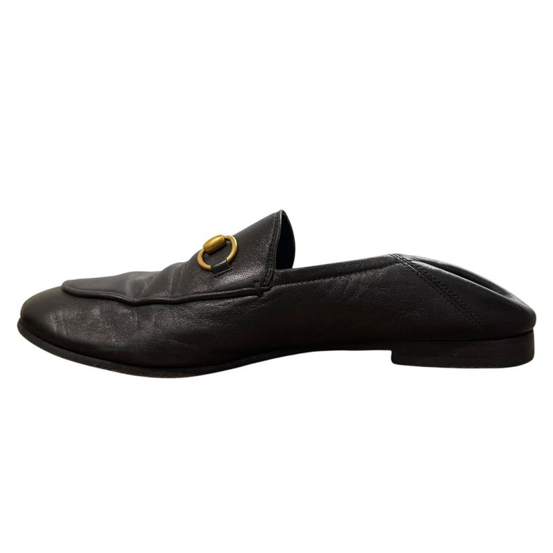 Gucci Leather Brixton Horsebit Loafers Babouche Size 36 1/2 Approx 23.5cm