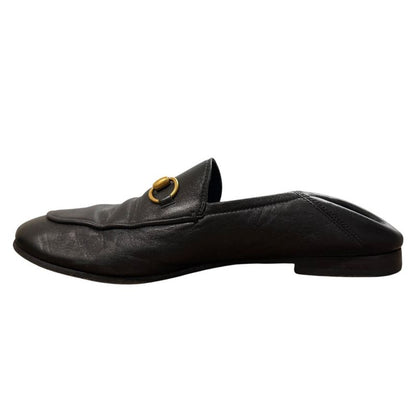 Gucci Leather Brixton Horsebit Loafers Babouche Size 36 1/2 Approx 23.5cm