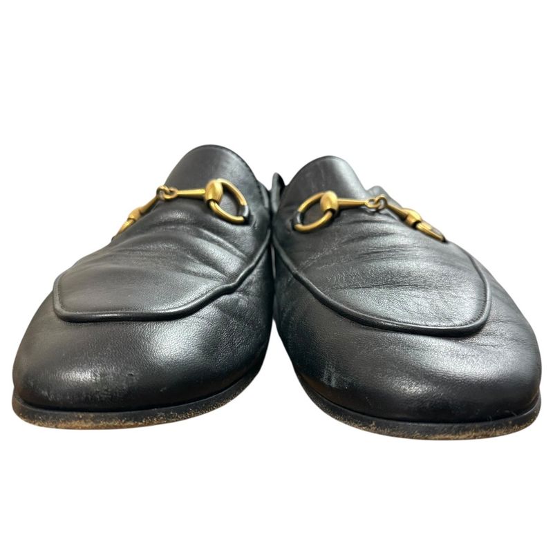 Gucci Leather Brixton Horsebit Loafers Babouche Size 36 1/2 Approx 23.5cm