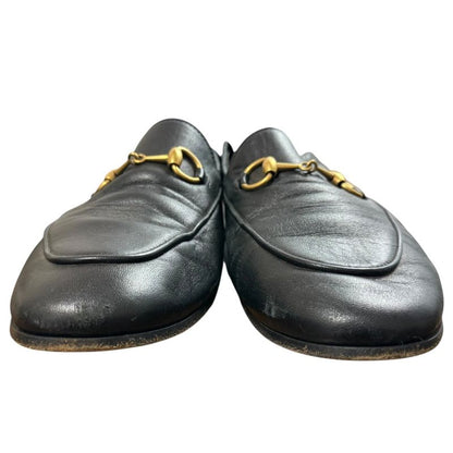 Gucci Leather Brixton Horsebit Loafers Babouche Size 36 1/2 Approx 23.5cm