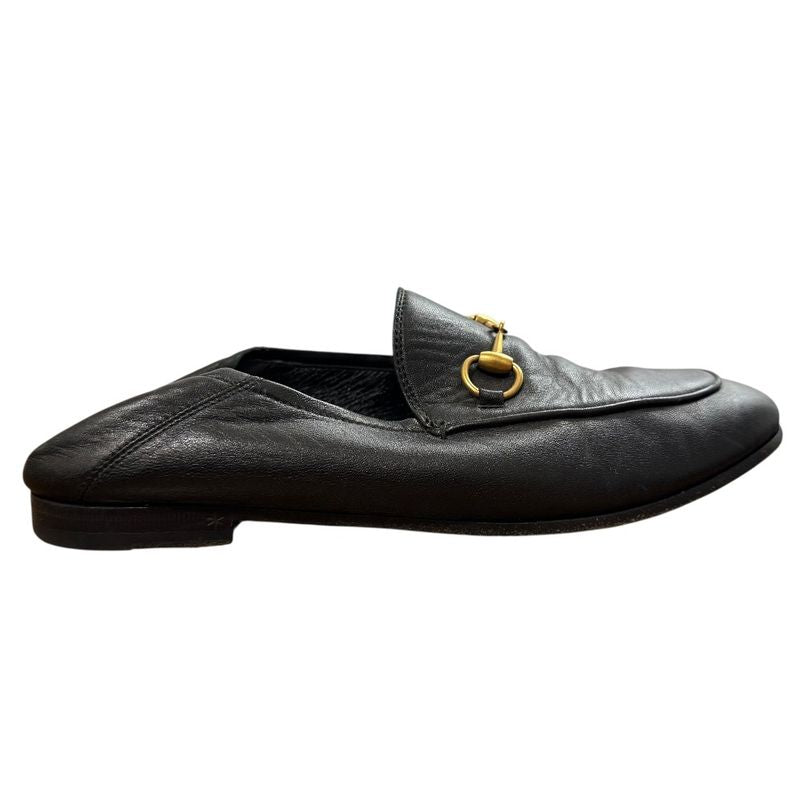 Gucci Leather Brixton Horsebit Loafers Babouche Size 36 1/2 Approx 23.5cm
