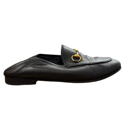 Gucci Leather Brixton Horsebit Loafers Babouche Size 36 1/2 Approx 23.5cm