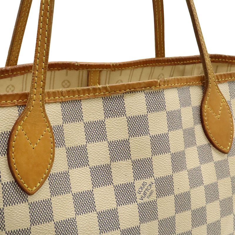 Louis Vuitton Damier Azure Neverfull MM Tote Bag Shoulder Bag Shoulder Tote