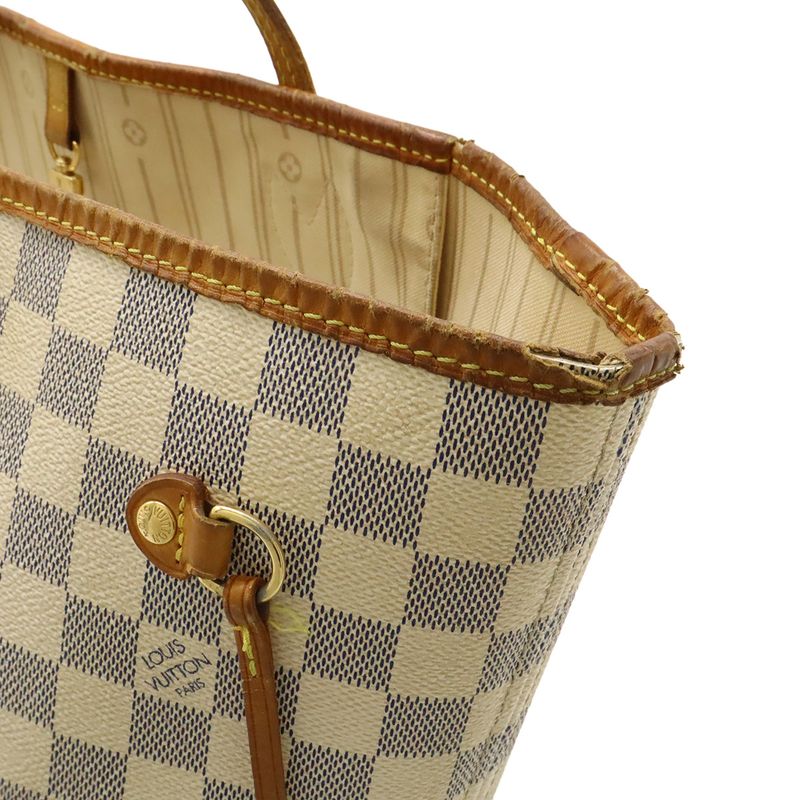 Louis Vuitton Damier Azure Neverfull MM Tote Bag Shoulder Bag Shoulder Tote