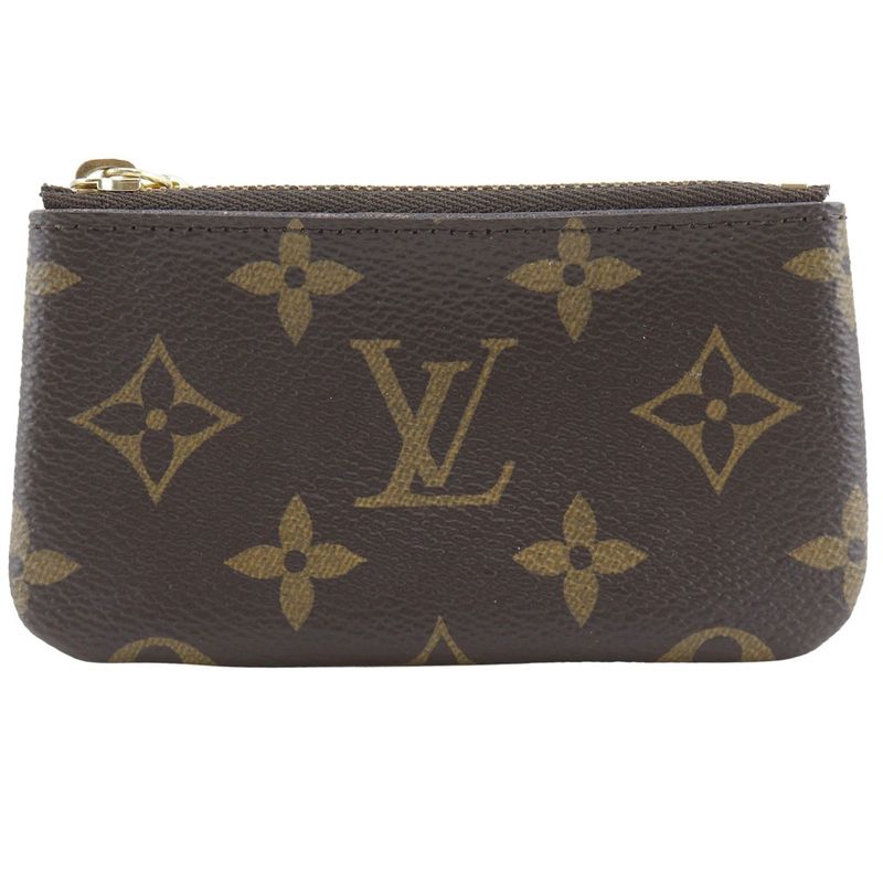 Louis Vuitton Pochette Cles M62650 Monogram Canvas Brown Ct4157 Unisex Coin Case