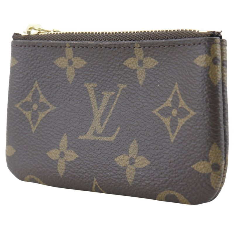 Louis Vuitton Pochette Cles M62650 Monogram Canvas Brown Ct4157 Unisex Coin Case