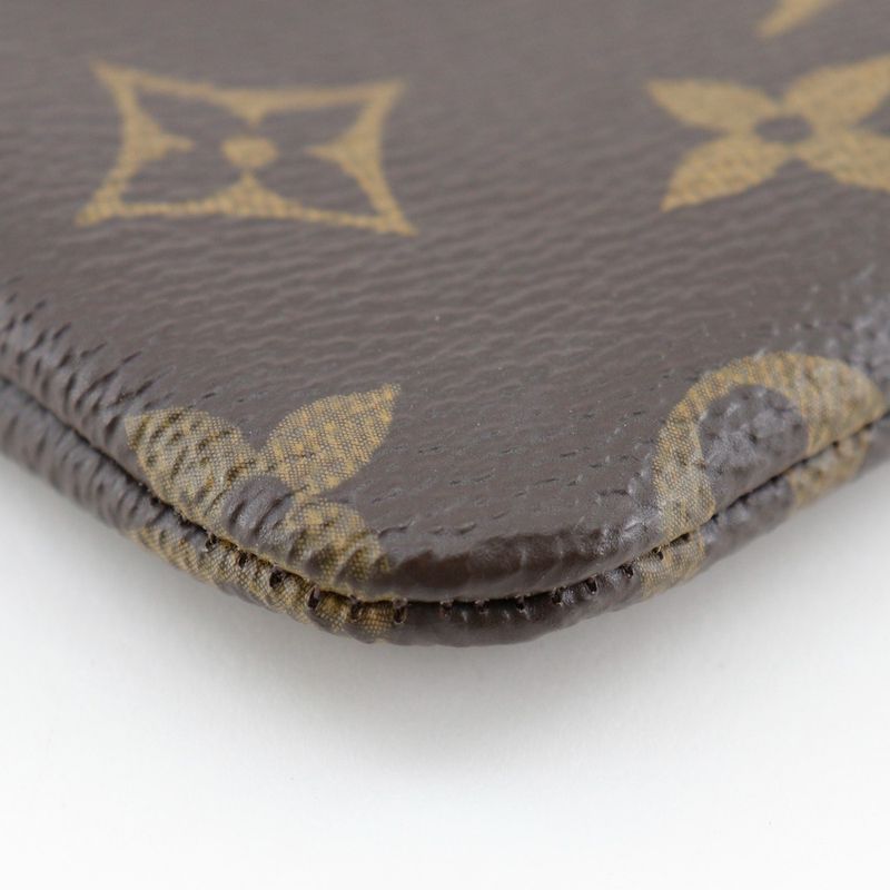 Louis Vuitton Pochette Cles M62650 Monogram Canvas Brown Ct4157 Unisex Coin Case