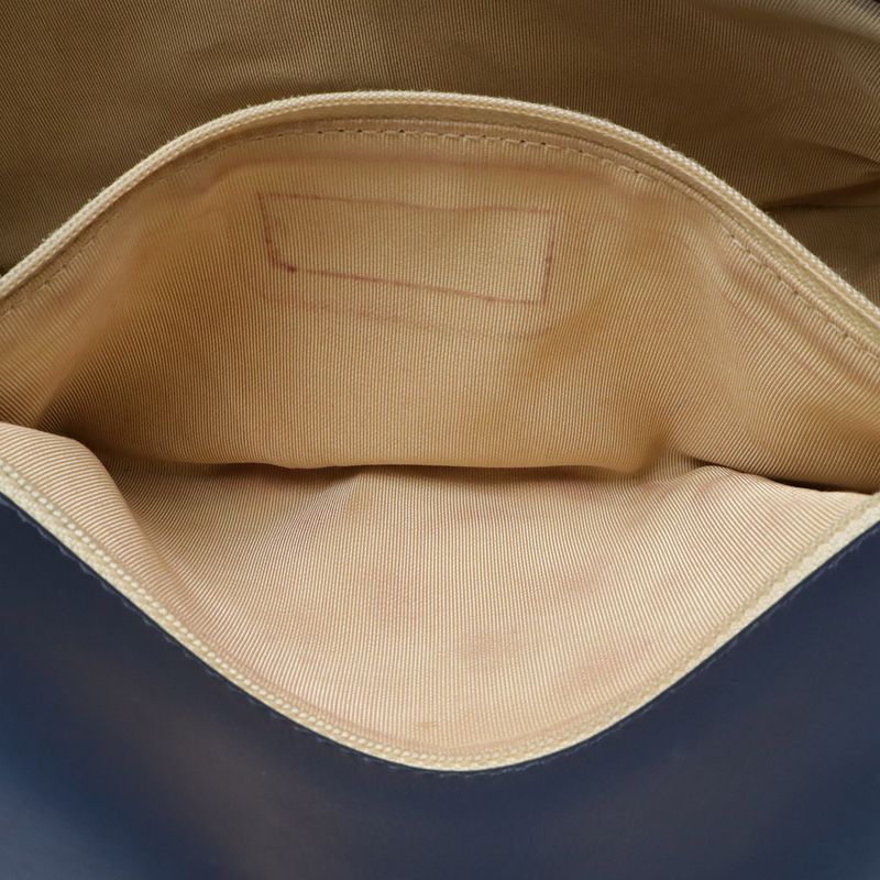 Chanel Coco Boy Matelasse Coco Mark Chain Shoulder Bag Pochette Enamel Patent