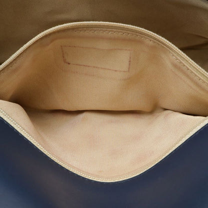 Chanel Coco Boy Matelasse Coco Mark Chain Shoulder Bag Pochette Enamel Patent