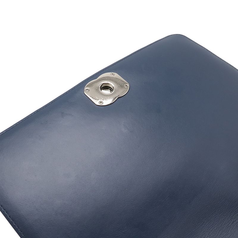 Chanel Coco Boy Matelasse Coco Mark Chain Shoulder Bag Pochette Enamel Patent