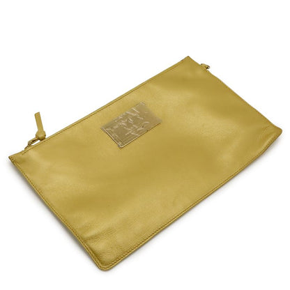 Bottega Veneta Intrecciato Cabas PM Tote Bag Shoulder Bag Leather Yellow Gold