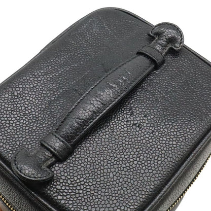 Chanel Coco Mark Vanity Bag Handbag Cosmetic Pouch Cosmetic Pouch Caviar Skin