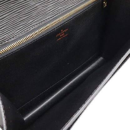 Louis Vuitton Epi Monceau Second Bag Handbag 2way Shoulder Noir Black Gold