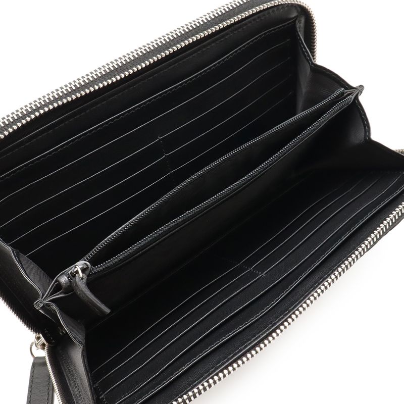 Gucci Micro Guccissima Travel Case Clutch Bag Organizer Long Wallet Leather
