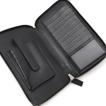 Gucci Micro Guccissima Travel Case Clutch Bag Organizer Long Wallet Leather
