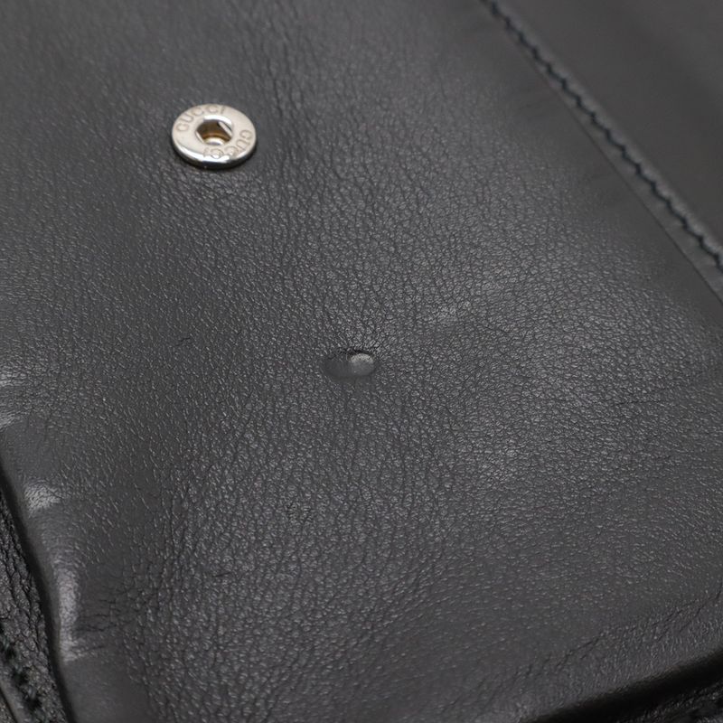 Gucci Micro Guccissima Travel Case Clutch Bag Organizer Long Wallet Leather