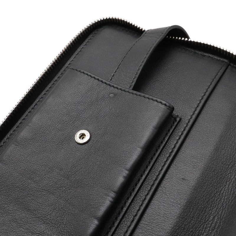 Gucci Micro Guccissima Travel Case Clutch Bag Organizer Long Wallet Leather