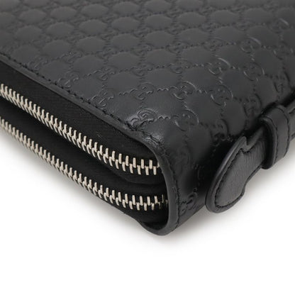 Gucci Micro Guccissima Travel Case Clutch Bag Organizer Long Wallet Leather