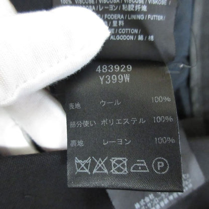 Saint Laurent Paris Sideline Slacks Pants 483929 Size 44 Black Mens Used