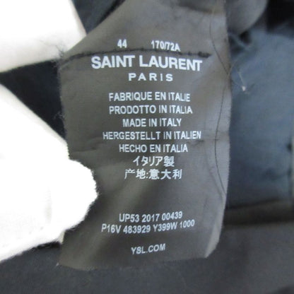 Saint Laurent Paris Sideline Slacks Pants 483929 Size 44 Black Mens Used