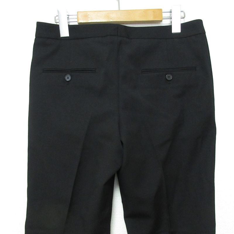 Saint Laurent Paris Sideline Slacks Pants 483929 Size 44 Black Mens Used